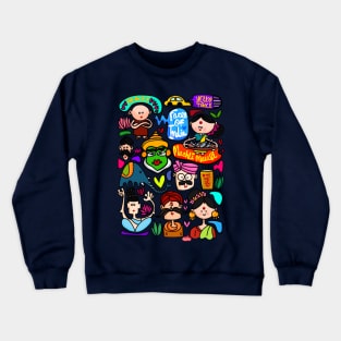 Faces of India Crewneck Sweatshirt